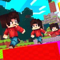 Bloxd io is a sandbox adventure game where you unleash your creativity in an open world to mine resources, build an empire, explore the map, or fight enemies.