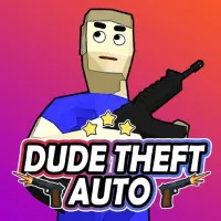 Dude Theft Auto is a new open-world combat game where players freely cause chaos in the environment with a variety of weapons and vehicles.
