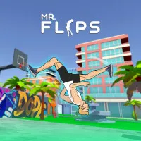 Mr Flip is an acrobatic game that combines sports games and precision mechanics where you leap from platforms, execute flips, and aim to land perfectly upright in the target zone.
