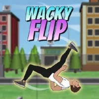 Play Wacky Flip, a physics-based sports game where you perform amazing stunts and overcome challenges to land safely in levels.
