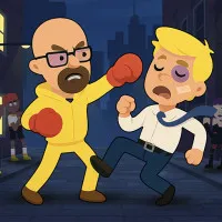Drunken Fighters is a fun action-fighting game featuring wobbling, intoxicated characters. They must defeat opponents with bizarre punches and techniques.